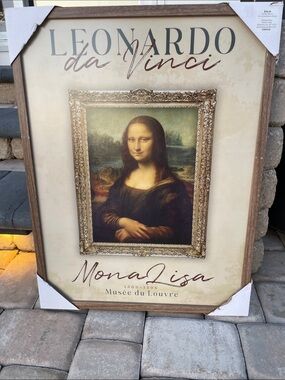 NEW Leonardo da Vinci Mona Lisa Wall Art Print - 16”x25”